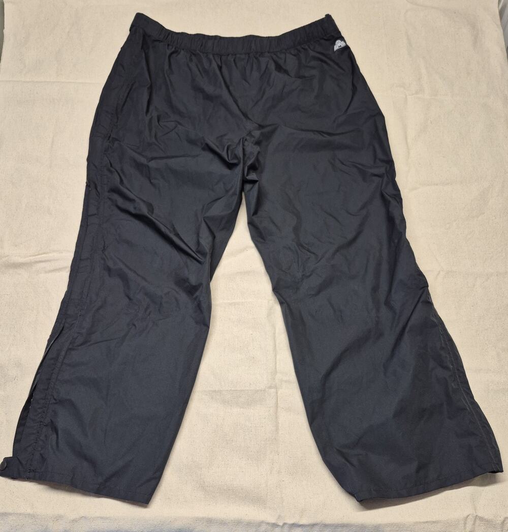 Eastern Mountain Sports EMS Waterproof Rain Shell Ski Pants Men XXL Full zip EUC